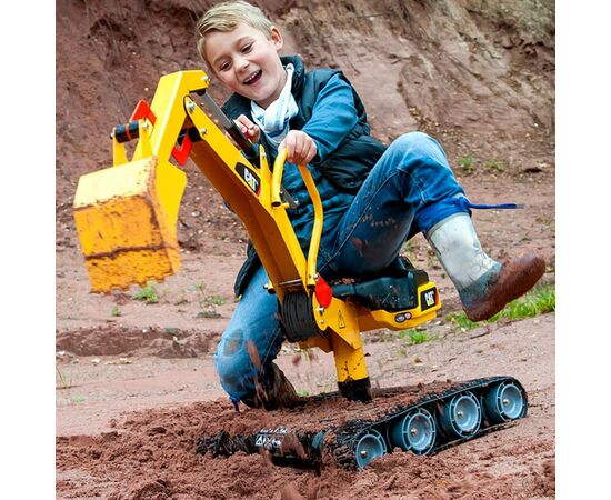 Веломобиль Rolly Toys Экскаватор rollyDigger CAT желтый (513215), изображение 7 Веломобиль Rolly Toys Экскаватор rollyDigger CAT желтый (513215), изображение 7
