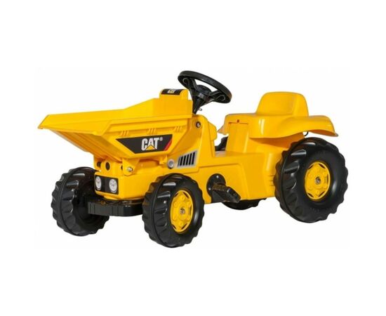 Веломобиль Rolly Toys Самосвал rollyKid Dumper CAT желтый (024179)