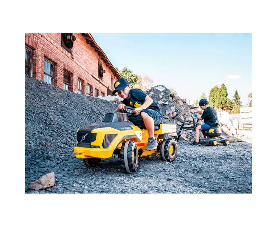 Веломобиль Rolly Toys Трактор rollyTruck Volvo желтый (881000), изображение 4 Веломобиль Rolly Toys Трактор rollyTruck Volvo желтый (881000), изображение 4