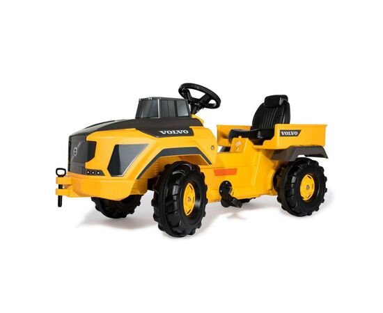Веломобиль Rolly Toys Трактор rollyTruck Volvo желтый (881000)