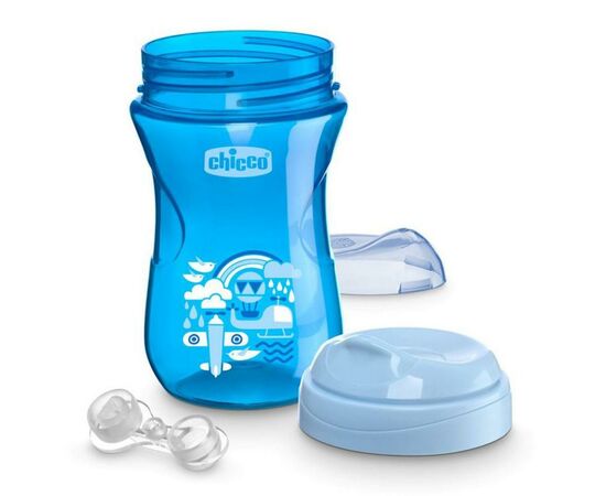 Поильник-непроливайка Chicco Easy Cup от 12 месяцев 266 мл Зеленый (06961.20.04), изображение 2 Поильник-непроливайка Chicco Easy Cup от 12 месяцев 266 мл Зеленый (06961.20.04), изображение 2