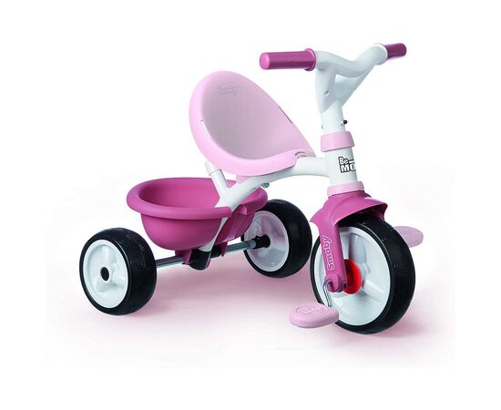Детский велосипед Smoby Be Move 2 в 1 с багажником Розовый (740332), изображение 2 Детский велосипед Smoby Be Move 2 в 1 с багажником Розовый (740332), изображение 2