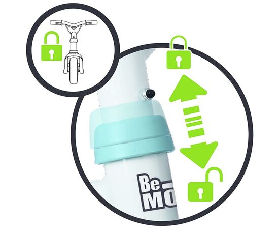 Детский велосипед Smoby Be Move Комфорт 3 в 1 голубой (740414), изображение 4 Детский велосипед Smoby Be Move Комфорт 3 в 1 голубой (740414), изображение 4