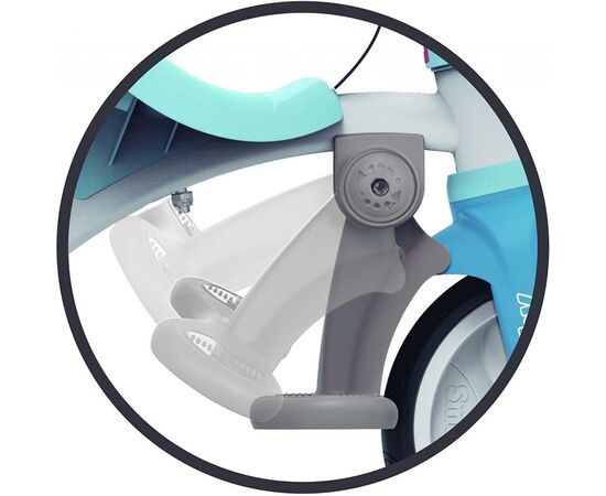 Детский велосипед Smoby Be Move Комфорт 3 в 1 голубой (740414), изображение 8 Детский велосипед Smoby Be Move Комфорт 3 в 1 голубой (740414), изображение 8
