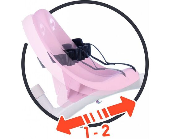Детский велосипед Smoby Be Move Комфорт 3 в 1 розовый (740415), изображение 5 Детский велосипед Smoby Be Move Комфорт 3 в 1 розовый (740415), изображение 5