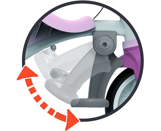Детский велосипед Smoby Be Move Комфорт 3 в 1 розовый (740415), изображение 8 Детский велосипед Smoby Be Move Комфорт 3 в 1 розовый (740415), изображение 8