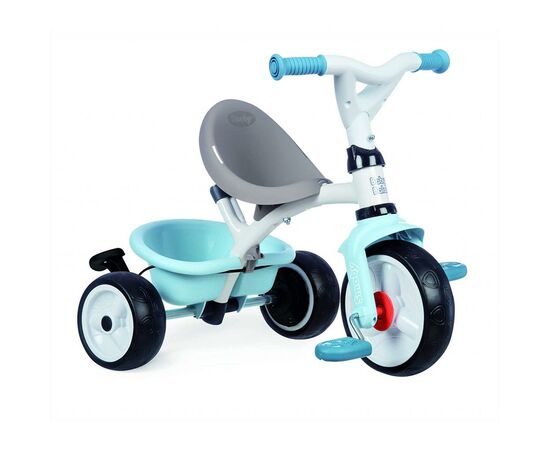 Детский велосипед Smoby с козырьком, багажником и сумкой Голубой (741400), изображение 2 Детский велосипед Smoby с козырьком, багажником и сумкой Голубой (741400), изображение 2