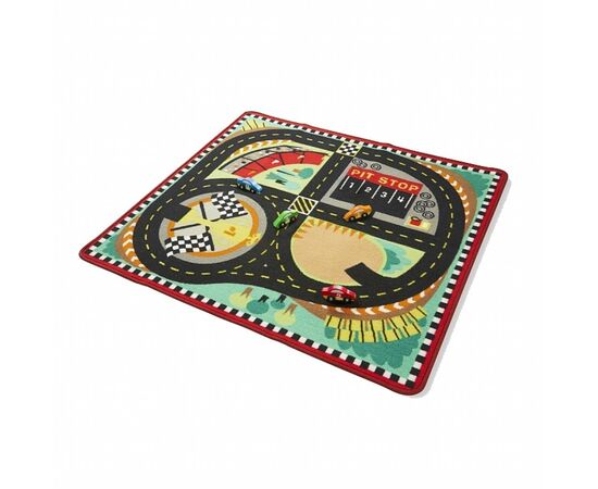 Детский коврик Melissa&Doug Гоночная трасса с машинками (MD19401), изображение 3 Детский коврик Melissa&Doug Гоночная трасса с машинками (MD19401), изображение 3