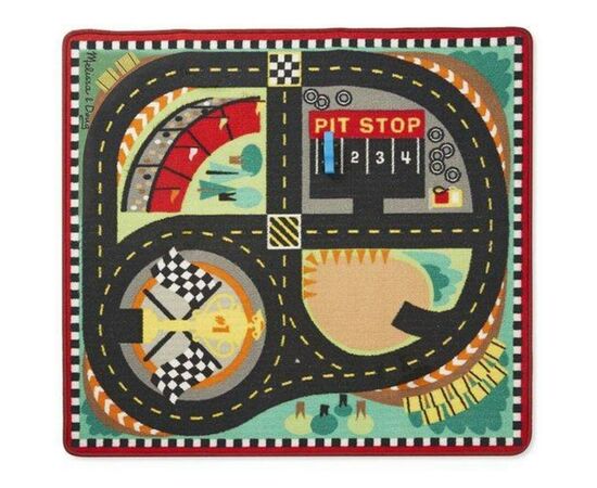 Дитячий килимок Melissa&Doug Гоночна траса з машинками (MD19401)