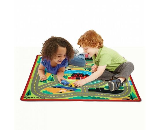 Детский коврик Melissa&Doug Городская дорога с машинками (MD19400), изображение 2 Детский коврик Melissa&Doug Городская дорога с машинками (MD19400), изображение 2