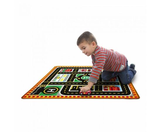 Детский коврик Melissa&Doug Спасательные машины (с машинками) (MD19406), изображение 3 Детский коврик Melissa&Doug Спасательные машины (с машинками) (MD19406), изображение 3