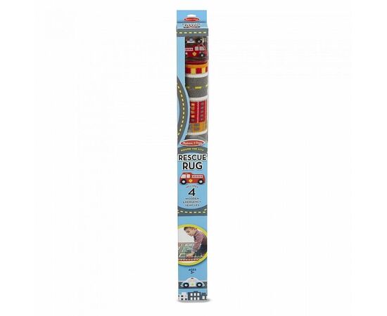 Детский коврик Melissa&Doug Спасательные машины (с машинками) (MD19406), изображение 7 Детский коврик Melissa&Doug Спасательные машины (с машинками) (MD19406), изображение 7
