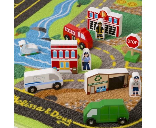 Детский коврик Melissa&Doug Мега-набор Коврик с игрушками (MD5195), изображение 3 Детский коврик Melissa&Doug Мега-набор Коврик с игрушками (MD5195), изображение 3