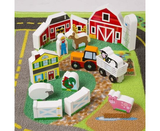 Детский коврик Melissa&Doug Мега-набор Коврик с игрушками (MD5195), изображение 4 Детский коврик Melissa&Doug Мега-набор Коврик с игрушками (MD5195), изображение 4