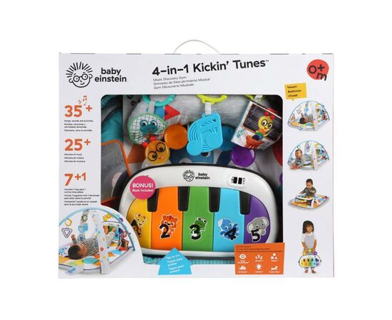 Детский коврик Baby Einstein музыкальный Kickin Tunes 4 в 1 (11749), изображение 9 Детский коврик Baby Einstein музыкальный Kickin Tunes 4 в 1 (11749), изображение 9