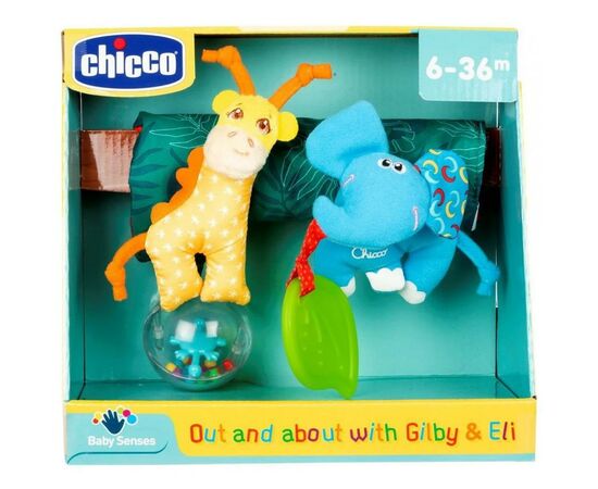 Игрушка на коляску Chicco Джилби и Эли (10060.00), изображение 2 Игрушка на коляску Chicco Джилби и Эли (10060.00), изображение 2