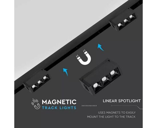 Светильник V-TAC LED 3W, SKU-7960, магнітне кріплення, 24V, 3000K (3800157652780), изображение 5 Светильник V-TAC LED 3W, SKU-7960, магнітне кріплення, 24V, 3000K (3800157652780), изображение 5