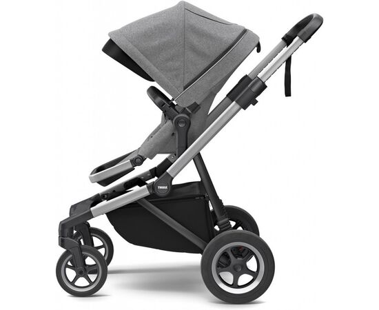 Коляска Thule 2 в 1 Sleek с люлькой Grey Melange (TH 11000006), изображение 2 Коляска Thule 2 в 1 Sleek с люлькой Grey Melange (TH 11000006), изображение 2