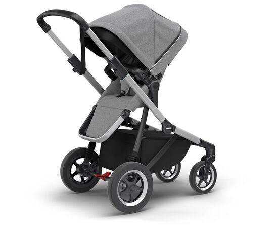 Коляска Thule 2 в 1 Sleek с люлькой Grey Melange (TH 11000006), изображение 3 Коляска Thule 2 в 1 Sleek с люлькой Grey Melange (TH 11000006), изображение 3