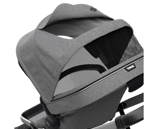 Коляска Thule 2 в 1 Sleek с люлькой Grey Melange (TH 11000006), изображение 5 Коляска Thule 2 в 1 Sleek с люлькой Grey Melange (TH 11000006), изображение 5
