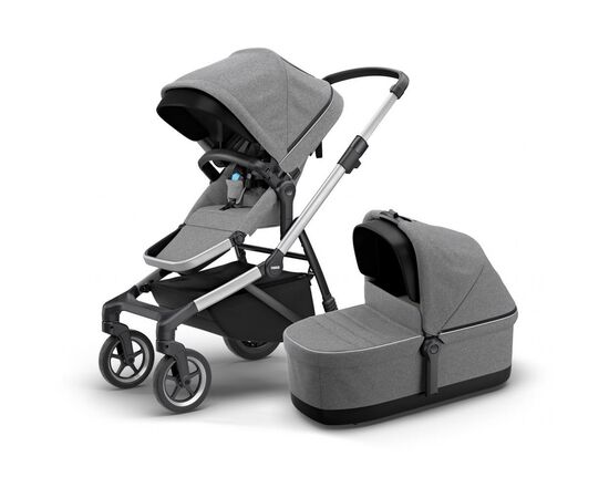 Коляска Thule 2 в 1 Sleek с люлькой Grey Melange (TH 11000006)