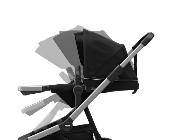 Коляска Thule 2 в 1 Sleek с люлькой Midnight Black (TH 11000007), изображение 6 Коляска Thule 2 в 1 Sleek с люлькой Midnight Black (TH 11000007), изображение 6