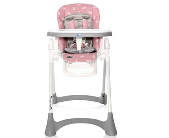 Стульчик для кормления Bertoni/Lorelli CAMPANELLA pink bears (23797), изображение 2 Стульчик для кормления Bertoni/Lorelli CAMPANELLA pink bears (23797), изображение 2
