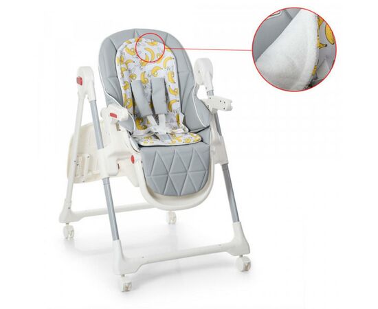 Стульчик для кормления El Camino ME 1037 banana grey (21905), изображение 6 Стульчик для кормления El Camino ME 1037 banana grey (21905), изображение 6