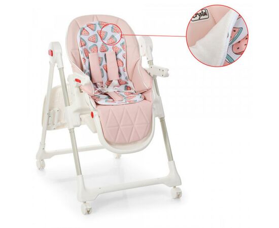 Стульчик для кормления El Camino ME 1037 watermelon pink (21908), изображение 6 Стульчик для кормления El Camino ME 1037 watermelon pink (21908), изображение 6