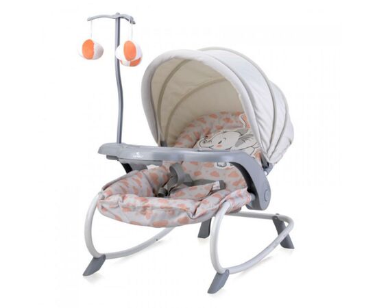 Кресло-качалка Lorelli DREAM TIME grey elephant