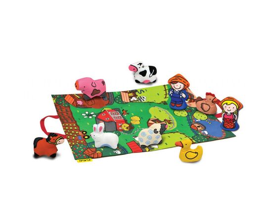 Дитячий килимок K’S KIDS 3D Ферма з тваринами (KA10743-GB)
