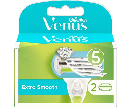Сменные кассеты Gillette Venus Extra Smooth Embrace 2 шт. (7702018955558), изображение 2 Сменные кассеты Gillette Venus Extra Smooth Embrace 2 шт. (7702018955558), изображение 2