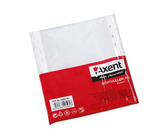 Файл Axent А5 Glossy, 40мкм (100 шт.) (2005-00-А)
