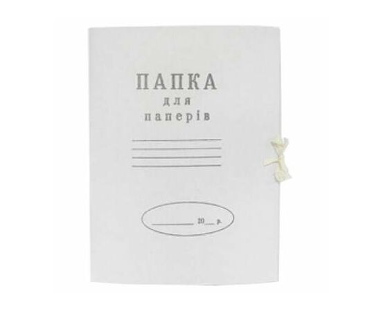 Папка на зав'язках Buromax А4, carton 0,4мм (single cut) (BM.3357)