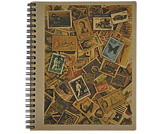 Блокнот Buromax spiral side, А5, 80sheets, KRAFT, square (assorted) (BM.2415), изображение 3 Блокнот Buromax spiral side, А5, 80sheets, KRAFT, square (assorted) (BM.2415), изображение 3