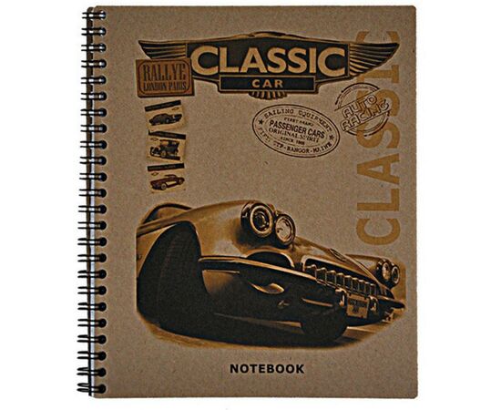 Блокнот Buromax spiral side, А5, 80sheets, KRAFT, square (assorted) (BM.2415), изображение 4 Блокнот Buromax spiral side, А5, 80sheets, KRAFT, square (assorted) (BM.2415), изображение 4