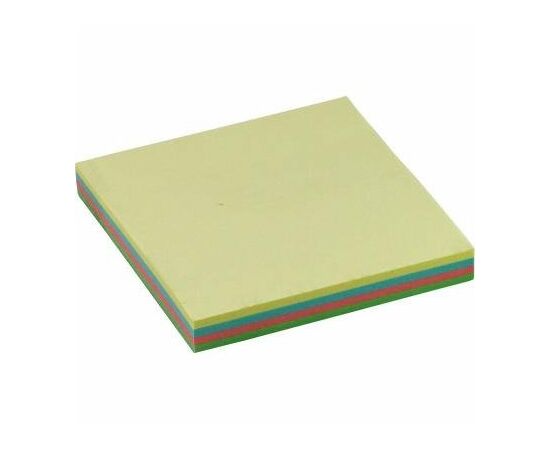 Папір для нотаток Buromax with adhesive layer 76х76мм, 100sheets, pastel colors mix (BM.2312-10)