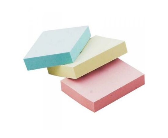 Папір для нотаток Buromax with adhesive layer 38х51мм, 3*100sheets, colors mix,blister (BM.2319-99)