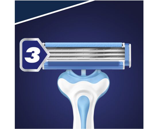 Бритва Gillette Blue 3 Cool 6шт (7702018457304), изображение 2 Бритва Gillette Blue 3 Cool 6шт (7702018457304), изображение 2