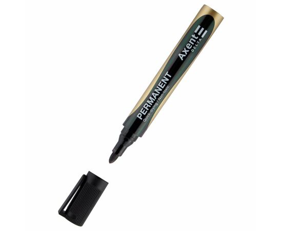 Маркер Delta by Axent Permanent D2603, 2 мм, round tip, black (D2603-01)