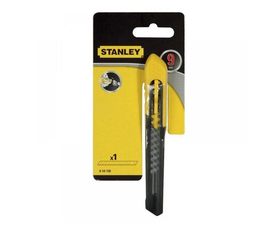 Нож канцелярский Stanley 9мм, 130мм пластик, серия SM (0-10-150), изображение 3 Нож канцелярский Stanley 9мм, 130мм пластик, серия SM (0-10-150), изображение 3