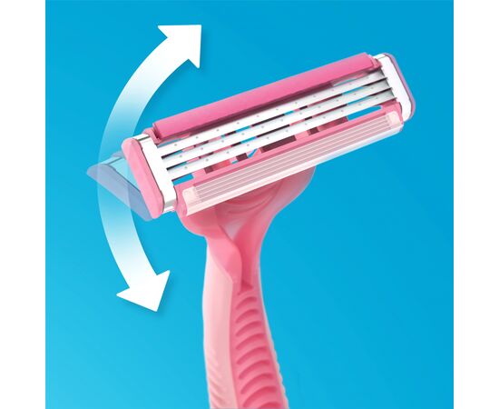 Бритва Gillette Simply Venus 3 8 шт. (7702018465767), изображение 4 Бритва Gillette Simply Venus 3 8 шт. (7702018465767), изображение 4