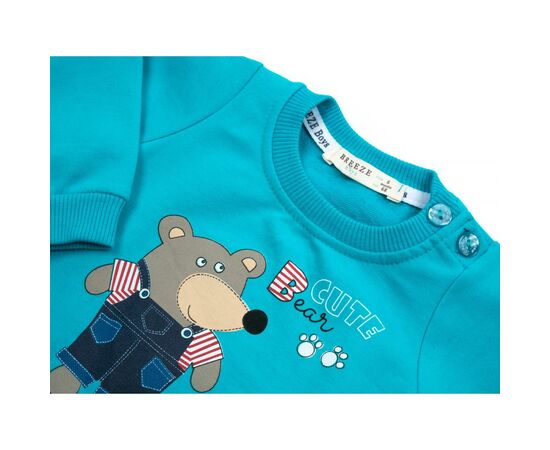 Набор детской одежды Breeze с мишкой (14675-68B-blue), изображение 4 Набор детской одежды Breeze с мишкой (14675-68B-blue), изображение 4