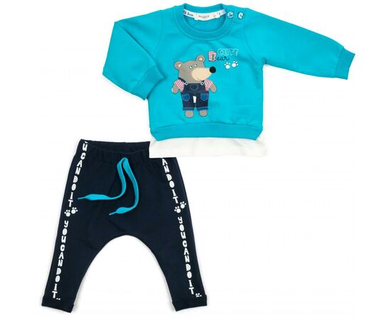 Набір дитячого одягу Breeze з ведмедиком (14675-68B-blue)