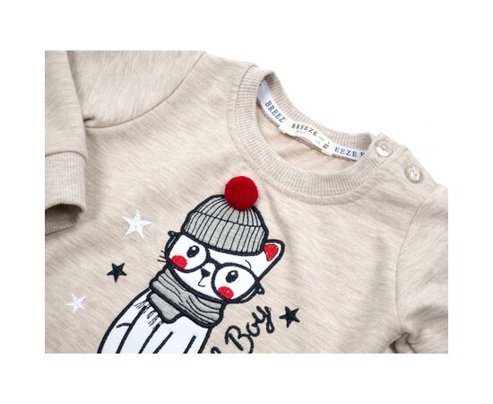 Набор детской одежды Breeze с котиком (14725-80B-beige), изображение 4 Набор детской одежды Breeze с котиком (14725-80B-beige), изображение 4