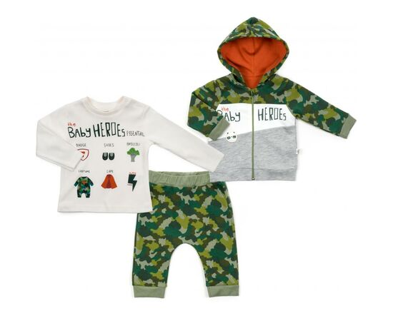 Набір дитячого одягу Tongs "BABY HEROES" (2684-74B-green)