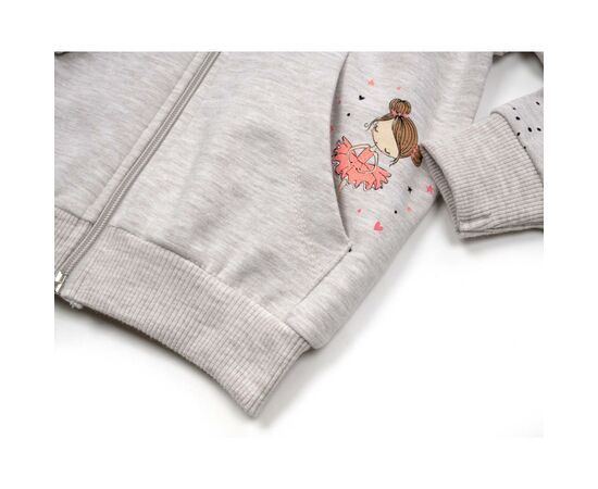 Кофта Breeze "MY LITTLE BALERINA" (15099-92G-gray), изображение 4 Кофта Breeze "MY LITTLE BALERINA" (15099-92G-gray), изображение 4
