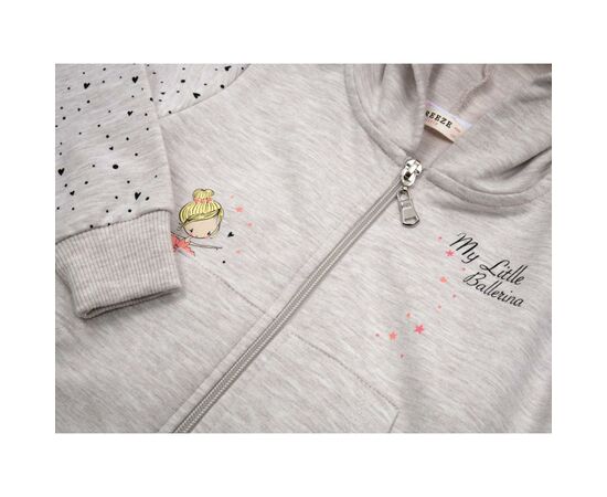 Кофта Breeze "MY LITTLE BALERINA" (15099-104G-gray), изображение 3