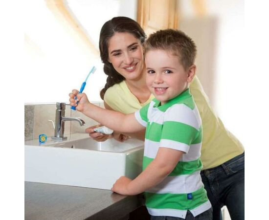 Детская зубная щетка Chicco Синяя (8058664075218) (09079.20.10), изображение 2