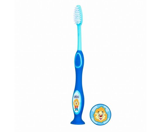 Детская зубная щетка Chicco Синяя (8058664075218) (09079.20.10)